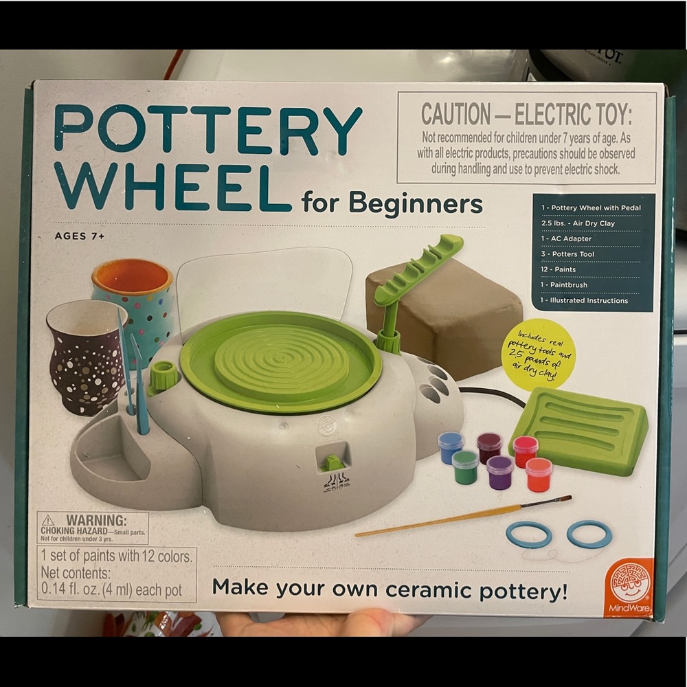 BRAND NEW NEVER OPENED Pottery Wheel & Clay